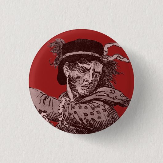 Ned Ludd (Luddite) Abzeichen Button (Vorderseite)
