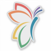 NEDA Butterfly Vinyl Sticker (Vorderseite)