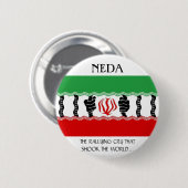 NEDA, der Parole-Knopf Button (Vorne & Hinten)