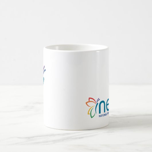 NEDA-Logo-Tasse mit Butterfly Kaffeetasse (Mittel)