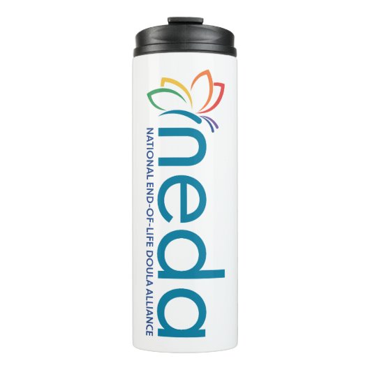 NEDA Logo Wasserflasche Thermosbecher (Vorderseite)