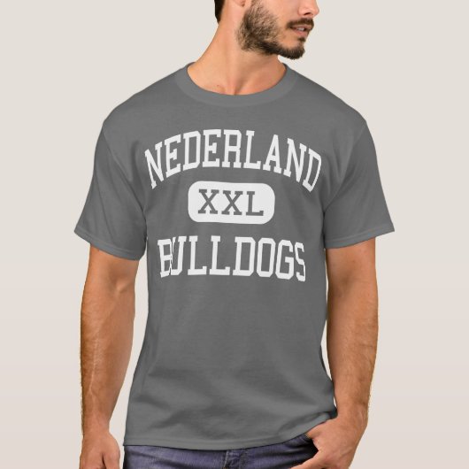 Nederland - Bulldoggen - hoch - Nederland Texas T-Shirt (Vorderseite)