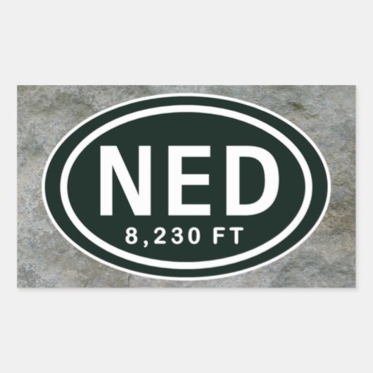 Nederland CO 8.230 FT Erhöhung NED Stickers (Vorderseite)