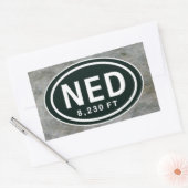 Nederland CO 8.230 FT Erhöhung NED Stickers (Umschlag)