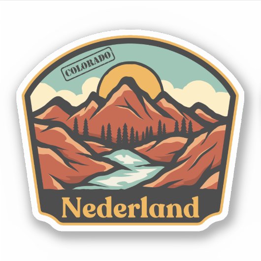 Nederland, Colorado Sticker (Vorderseite)