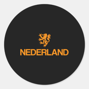 Nederland Emblem Lion Runder Aufkleber