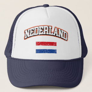 Nederland Flagge Truckerkappe