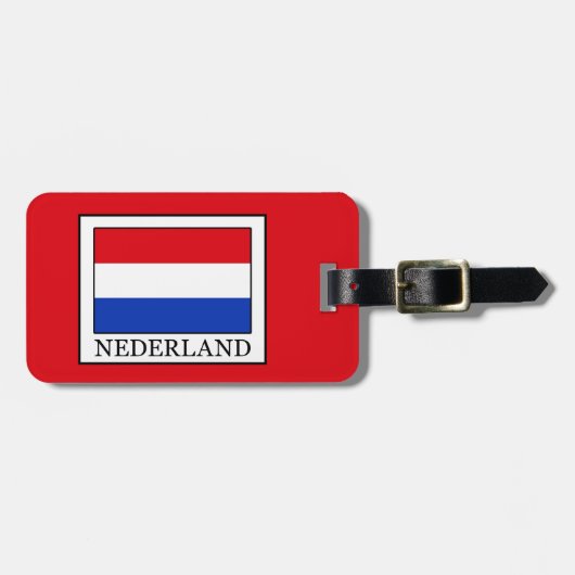 Nederland Gepäckanhänger (Vorderseite horizontal)