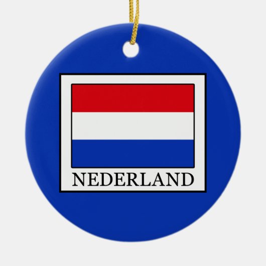 Nederland Keramik Ornament (Vorne)