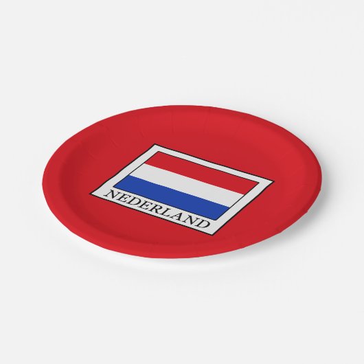 Nederland Pappteller (Schrägansicht)