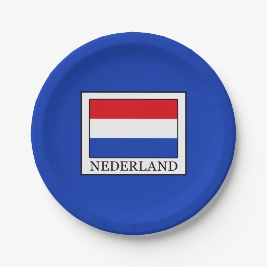 Nederland Pappteller (Vorderseite)