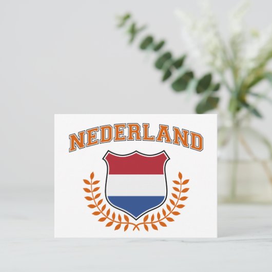 Nederland Postkarte (Stehend Vorderseite)