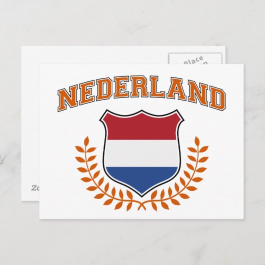 Nederland Postkarte (Vorne/Hinten)