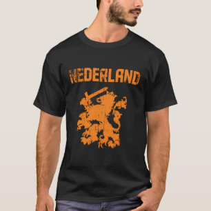 Nederland Soccer Jersey Style Vintag Holland Neth T-Shirt