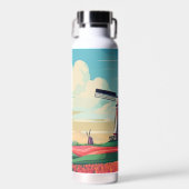 Nederland WIndmill Tulip Field Travel Gift Trinkflasche (Vorne)