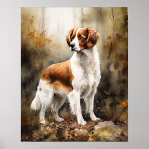 Nederlandse Kooikerhondje Dog Art Print Poster