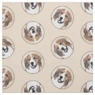 Nederlandse Kooikerhondje Malerei Haustier Hund Ku Stoff