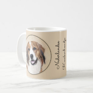 Nederlandse Kooikerhondje Malerei - Hund Art Kaffeetasse