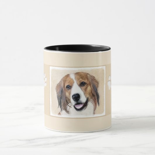 Nederlandse Kooikerhondje Malerei - Hund Art Tasse (Zentrum)