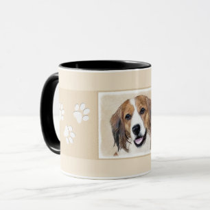 Nederlandse Kooikerhondje Malerei - Hund Art Tasse
