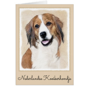Nederlandse Kooikerhondje Malerei - Hunde Kunst