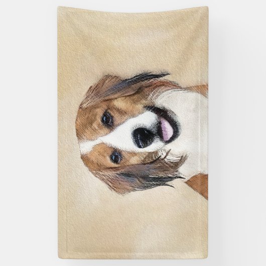 Nederlandse Kooikerhondje Malerei - Hunde Kunst Banner (Vertikal)