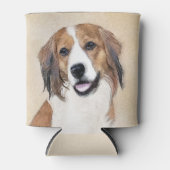 Nederlandse Kooikerhondje Malerei - Hunde Kunst Dosenkühler (Vorderseite)