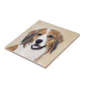 Nederlandse Kooikerhondje Malerei - Hunde Kunst Fliese (Seite)