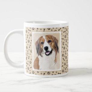 Nederlandse Kooikerhondje Malerei - Hunde Kunst Jumbo-Tasse