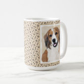 Nederlandse Kooikerhondje Malerei - Hunde Kunst Kaffeetasse (VorderseiteRechts)
