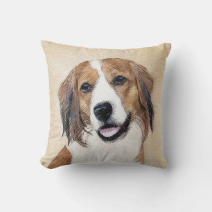 Nederlandse Kooikerhondje Malerei - Hunde Kunst Kissen