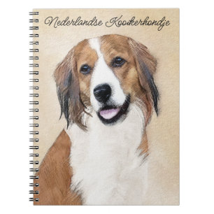 Nederlandse Kooikerhondje Malerei - Hunde Kunst Notizblock