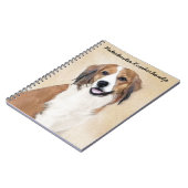 Nederlandse Kooikerhondje Malerei - Hunde Kunst Notizblock (Linke Seite)