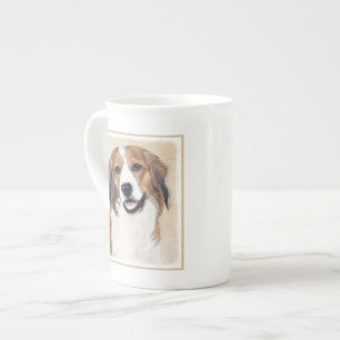 Nederlandse Kooikerhondje Malerei - Hunde Kunst Porzellantasse