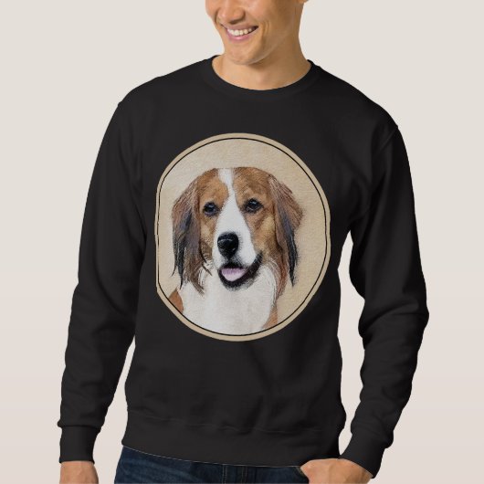 Nederlandse Kooikerhondje Malerei - Hunde Kunst Sweatshirt (Vorderseite)