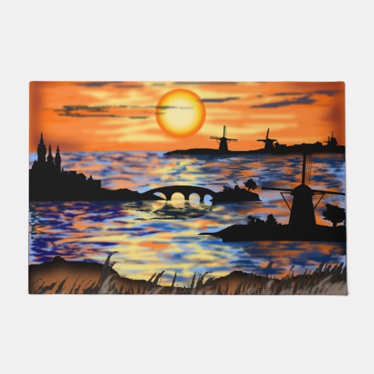 Nedherlands Sunset Doormat Fußmatte (Vorderseite)