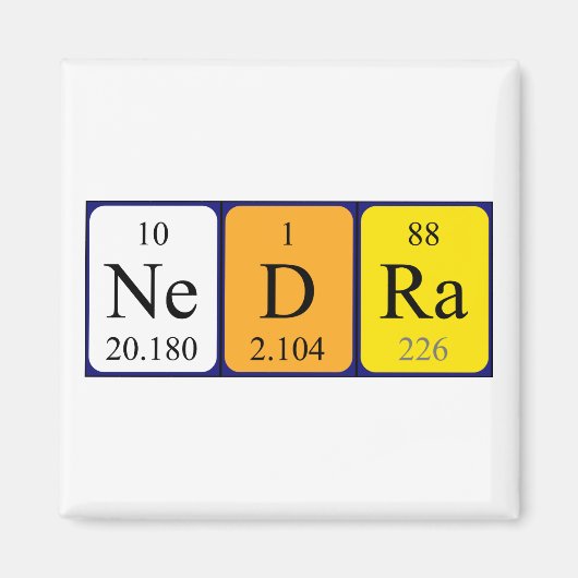 Nedra Periodenmagnet Magnet (Vorne)