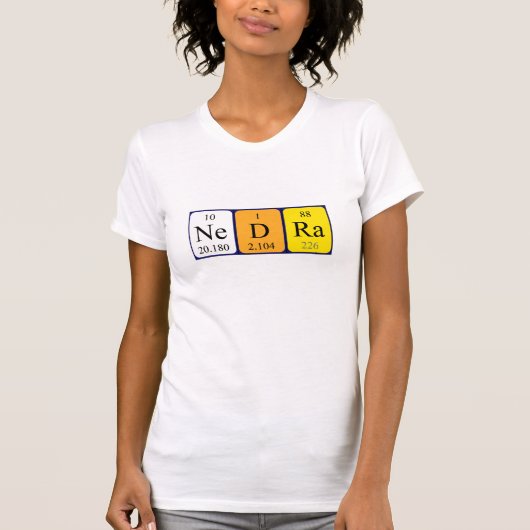 Nedra Periodenname Shirt (Vorderseite)
