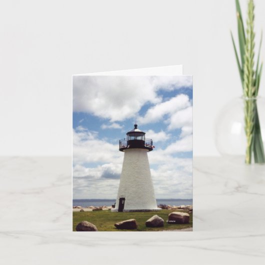 Neds Licht--danke Dankeskarte (Vorderseite)