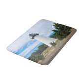 Ned's Point Lighthouse, Massachusetts Bath Mat Badematte (Schrägansicht)
