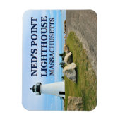 Ned's Point Lighthouse, Massachusetts Foto Magnet (Vertikal)