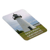 Ned's Point Lighthouse, Massachusetts Foto Magnet (Rechte Seite)