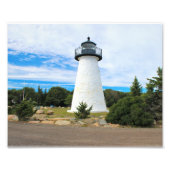 Ned's Point Lighthouse, Massachusetts Foto Print (Vorne)