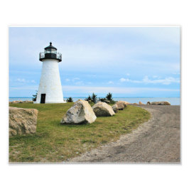 Ned's Point Lighthouse, Massachusetts Foto Print
