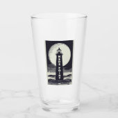 Ned's Point Lighthouse Massachusetts Moon Glas (Vorderseite)