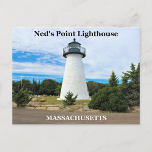 Ned's Point Lighthouse, Massachusetts Postkarte