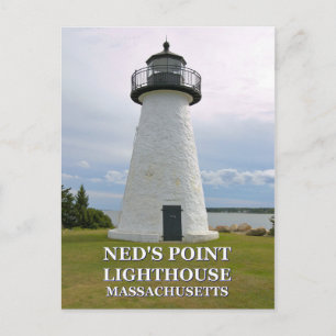 Ned's Point Lighthouse, Massachusetts Postkarte