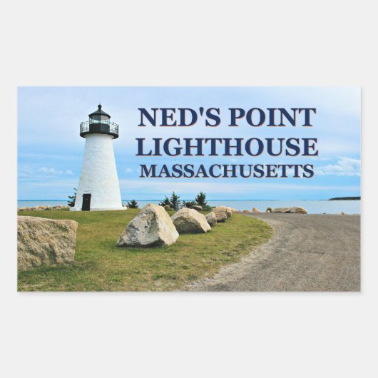 Ned's Point Lighthouse, Massachusetts Stickers (Vorderseite)