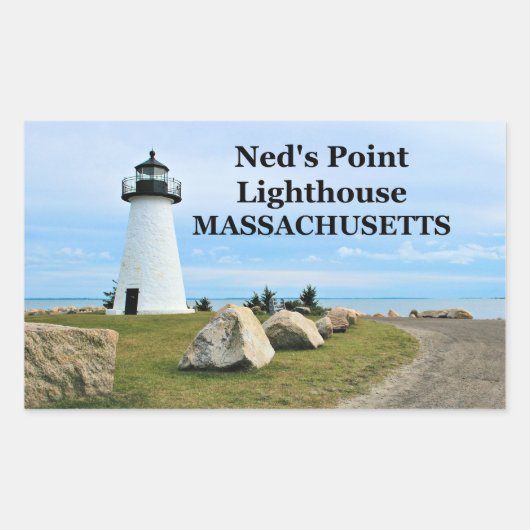 Ned's Point Lighthouse, Massachusetts Stickers (Vorderseite)