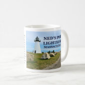 Ned's Point Lighthouse, Massachusetts Tasse (VorderseiteRechts)
